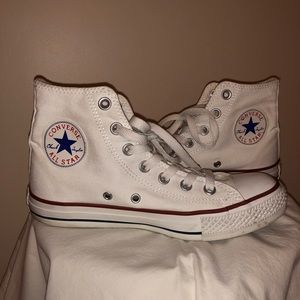 Converse Chuck Taylor High Top white sneakers